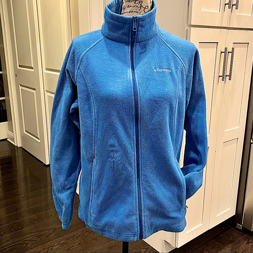 Columbia Full Zipper Fleece Jacket in Blue - Picture 12 of 12